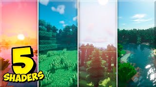 ✔️ TOP 5 MELHORES SHADERS REALISTAS para MINECRAFT [upl. by Omik]