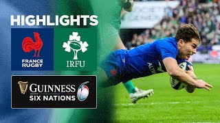 France v Ireland  Match Highlights  2022 Guinness Six Nations [upl. by Ahsian]