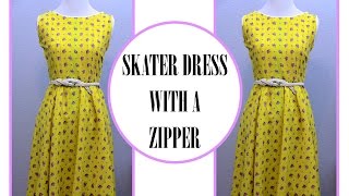 How to sew a Circle Skirt Dress [upl. by Tatia]