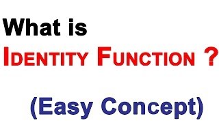 Identity Function amp Its Graph  Learn Relations and Function [upl. by Hallie]