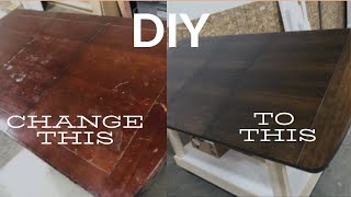 DIY TABLE TOP REFINISHING [upl. by Adian859]