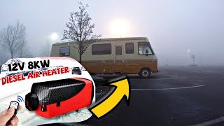 Cheap EBAY Diesel Heater Installed  RV LIVING [upl. by Ocer658]