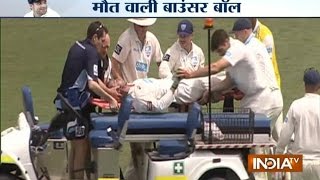 Australian Cricketer Phillip Hughes Dies Being Hit by Ball During Match [upl. by Gio]