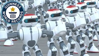 Massive robot dance  Guinness World Records [upl. by Jer]