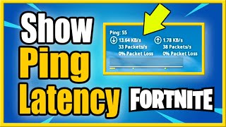 How to show PING amp Latency in Fortnite amp Connection Information Easy Method [upl. by Suhpesoj]