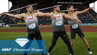 The 8 furthest javelin throws in IAAF Diamond League history [upl. by Issy]