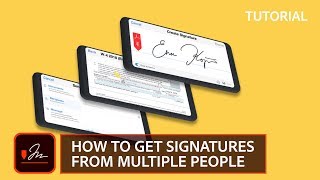 How to get signatures from multiple people Adobe Sign tutorial [upl. by Turnbull13]