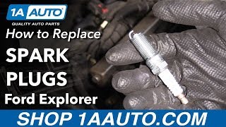 How to Replace Spark Plugs 1119 Ford Explorer [upl. by Guthry]