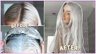 HOW TO BLEACH YOUR ROOTS AT HOME  stepbystep easy guide [upl. by Ahseki]