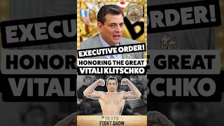 Executive Order Honoring Vitali Klitschko [upl. by Shakespeare]