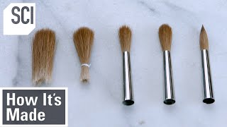 How Its Made Artist Paint Brushes [upl. by Noinatrad]