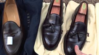 Alden vs Crockett and Jones  Tassel Loafers [upl. by Sturdivant]