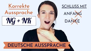 Schluss mit NG Korrekte Aussprache von NG auf Deutsch  Akzentfrei Deutsch sprechen [upl. by Nivra]