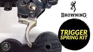 Browning A Bolt and A Bolt II Trigger Adjustment Trigger Spring Kit  MCARBO [upl. by Ajnin]