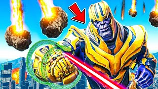 Playing As THANOS In GTA 5 Mods [upl. by Etom945]