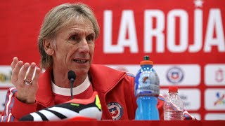 ALBANIA VS CHILE Conferencia de prensa de Ricardo Gareca [upl. by Ahsilrac136]