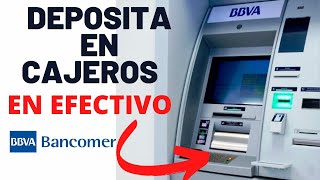 Como depositar efectivo en cajero Bancomer [upl. by Assile540]