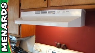 How To Install a Rangehood  Menards [upl. by Philoo]