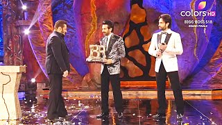 KARANVEER MEHRA IS THE WINNER OF BIGG BOSS SEASON 18 [upl. by Yrrek]