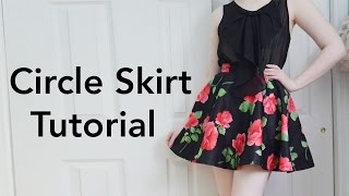 How to Make a Circle Skirt  Tutorial [upl. by Jaddo]