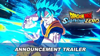 DRAGON BALL Sparking ZERO – Announcement Trailer [upl. by Nnaeirrac]