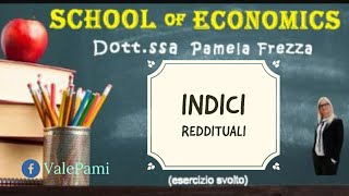 Indici reddituali esercizio svolto Analisi di bilancio economia aziendale [upl. by Atir531]