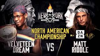 Velveteen Dreamc vs Matt Riddle  NXT TakeOver New York Highlights [upl. by Marella]