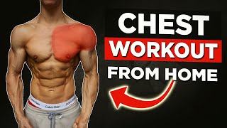 10 MIN HOME CHEST amp SHOULDERS WORKOUT NO EQUIPMENT BODYWEIGHT WORKOUT [upl. by Coppock]