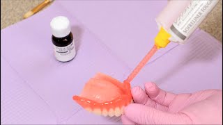 Full Chairside Denture Reline Procedure using SOFRELINER TOUGH® [upl. by Yrakaz]