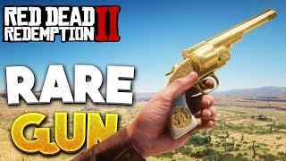 Red Dead Redemption 2 Rare Gold Revolver Otis Miller Treasure Map RDR2 Best Gun [upl. by Annoyt]