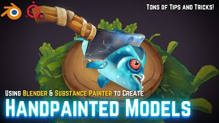 How To Easily Create Handpainted Models in Blender amp Substance Painter [upl. by Robaina513]