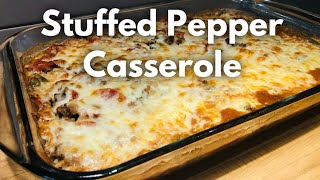 Stuffed Pepper Casserole Ep147 [upl. by Aehta]