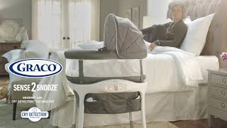 Graco® Pack n Play® Sense2Snooze® Bassinet with Cry Detection™ Technology [upl. by Dana]