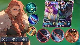 Buff Hilda Hyper Carry Build and Emblem 2024 🔥 Mobile Legends [upl. by Ahsinej]