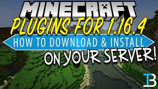 How To Add Plugins to A Minecraft Server in Minecraft 1164 [upl. by Gabbey171]