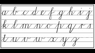 How to write Cursive step by step [upl. by Veradi]