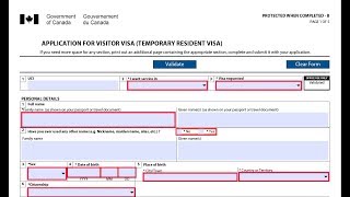 How to Complete IMM 5257Canada Visa Application [upl. by Eimor]