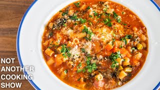 how to make EASY MINESTRONE SOUP [upl. by Nickles]