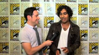 ComicCon 2012  Kunal Nayyar Interview [upl. by Weywadt]