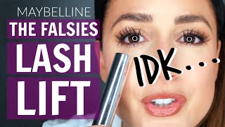 1st ImpressionHONEST Review  MAYBELLINE The Falsies LASH LIFT [upl. by Gable]