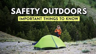 OUTDOOR SAFETY TIPS for Camping and Hiking w Austin from Fieldcraft Survival important to know [upl. by Voorhis]