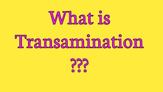 Transamination  Mechanism and examples of transamination [upl. by Kalindi]