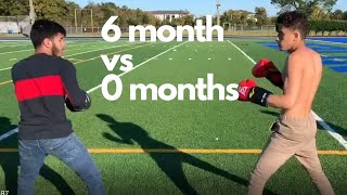 6 months of boxing training vs no boxing training [upl. by Ardeen]