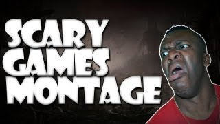 SCARY GAMES MONTAGE JUMPSCARES [upl. by Adirf]