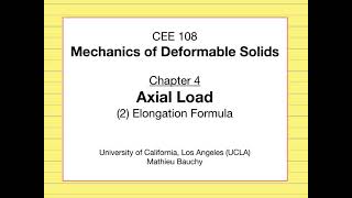 42 Elongation Formula [upl. by Llecrup]