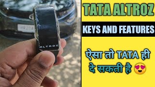 TATA ALTROZ KEYS AND FEATURES  WEARABLE AND REMOTE KEY  ALTROZ [upl. by Chicky]