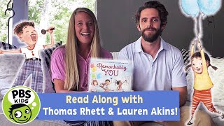 READ ALONG with THOMAS RHETT amp LAUREN AKINS  Remarkably You  PBS KIDS [upl. by Russia933]