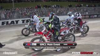 DAYTONA Flat Track GNC1 Main  AMA Pro Flat Track [upl. by Raines]