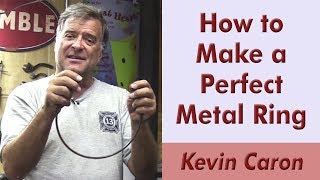 How to Make a Perfect Metal Ring  Kevin Caron [upl. by Akired]