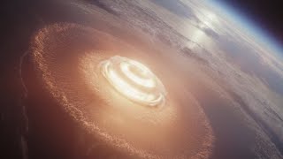 Chicxulub Impact Event in real time [upl. by Anilec]